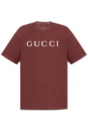 Tシャツ・カットソー GUCCI COTTON T-SHIRT Children's printed cotton T-shirt in blue | GUCCI® US